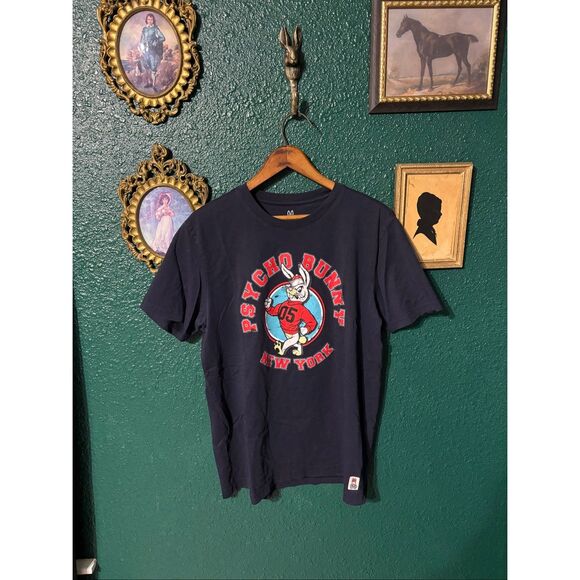 Psycho Bunny Mens Graphic T-Shirt Sz 5/Medium - Picture 1 of 4